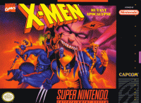 X-Men Mutant Apocalypse Super Nintendo  box art